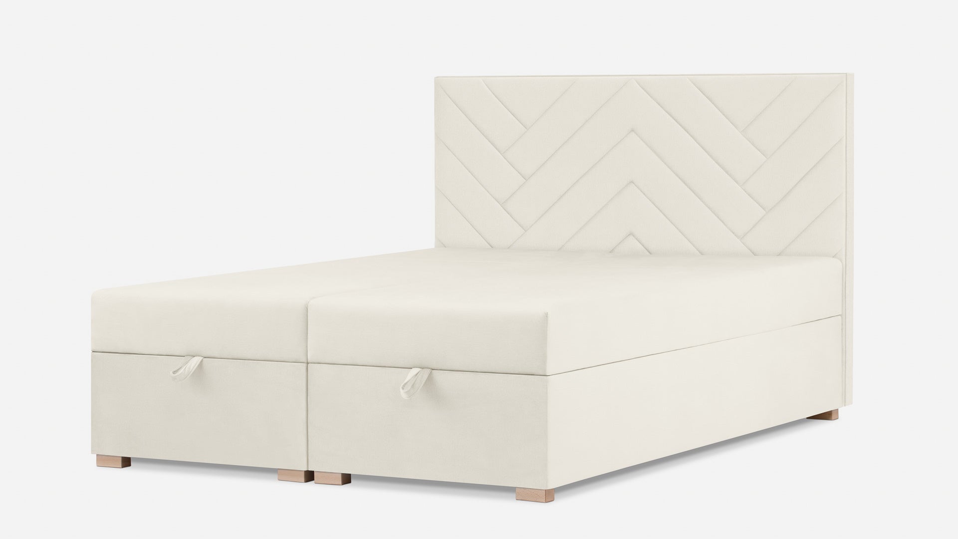 Łóżko kontynentalne Contibenet Herringbone