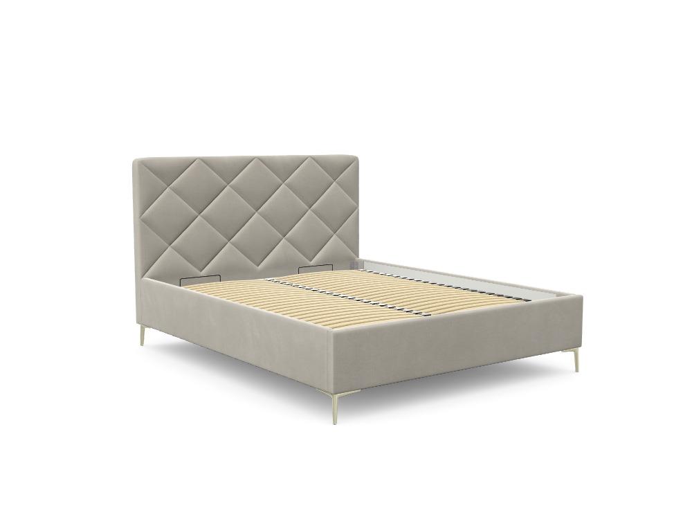 Łóżko tapicerowane Bedbenet Caro 180x200 Monolith 04