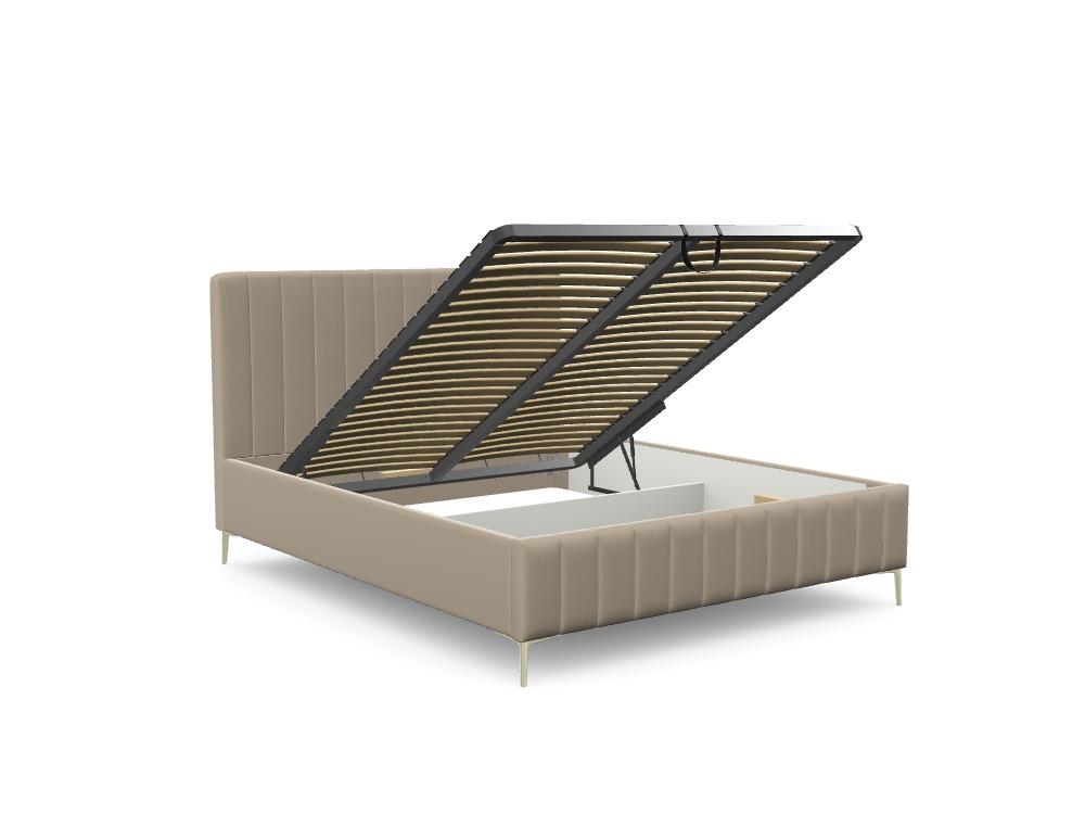 Łóżko tapicerowane Bedbenet Pipes PLUS