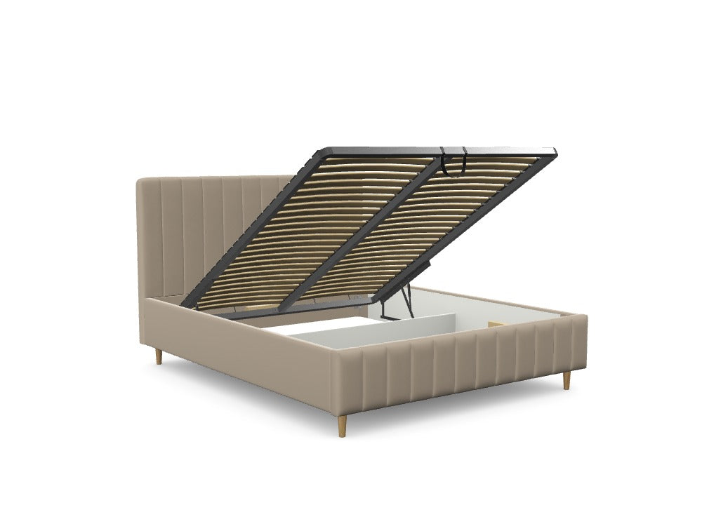 Łóżko tapicerowane Bedbenet Pipes PLUS