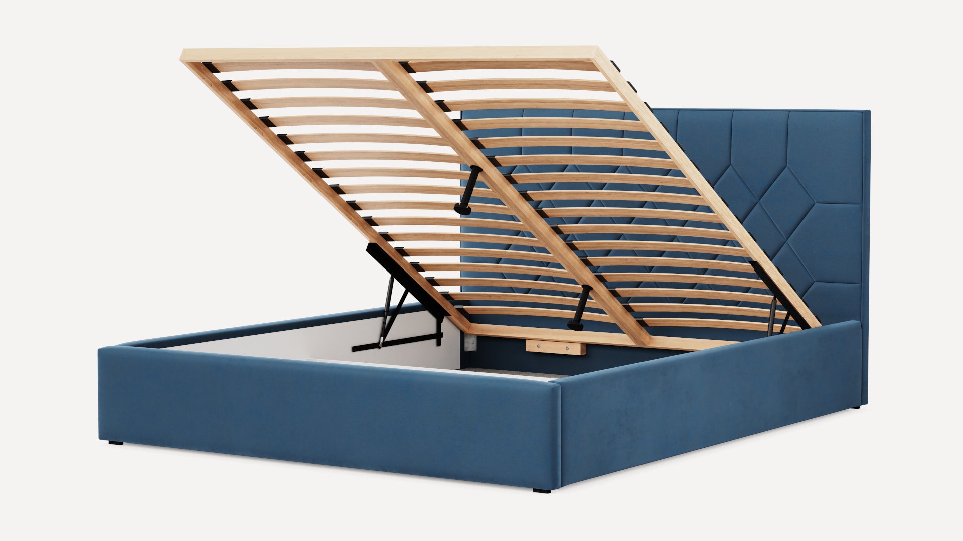 Łóżko tapicerowane Bedbenet Light Chesterfield