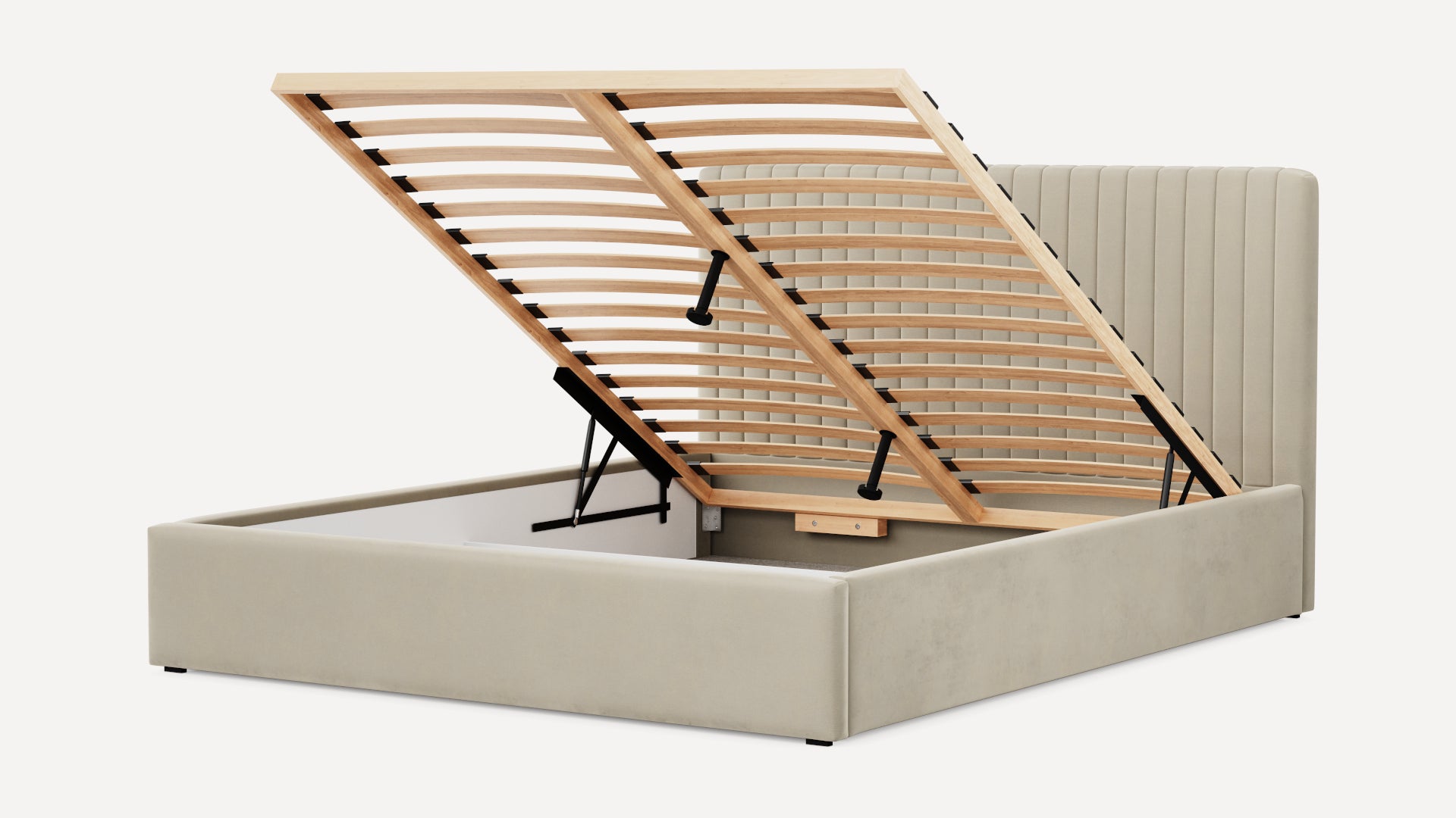 Łóżko tapicerowane Bedbenet Light Pipes 22