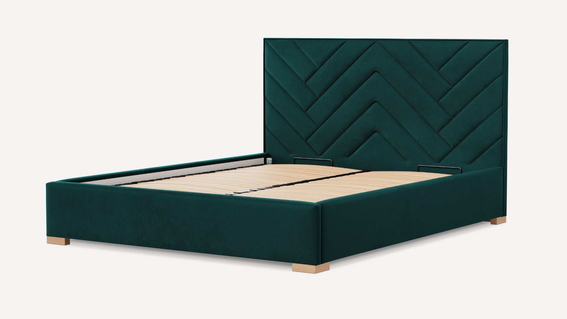 Łóżko tapicerowane Bedbenet Herringbone