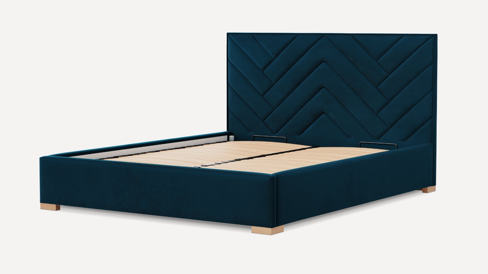 Łóżko tapicerowane Bedbenet Herringbone