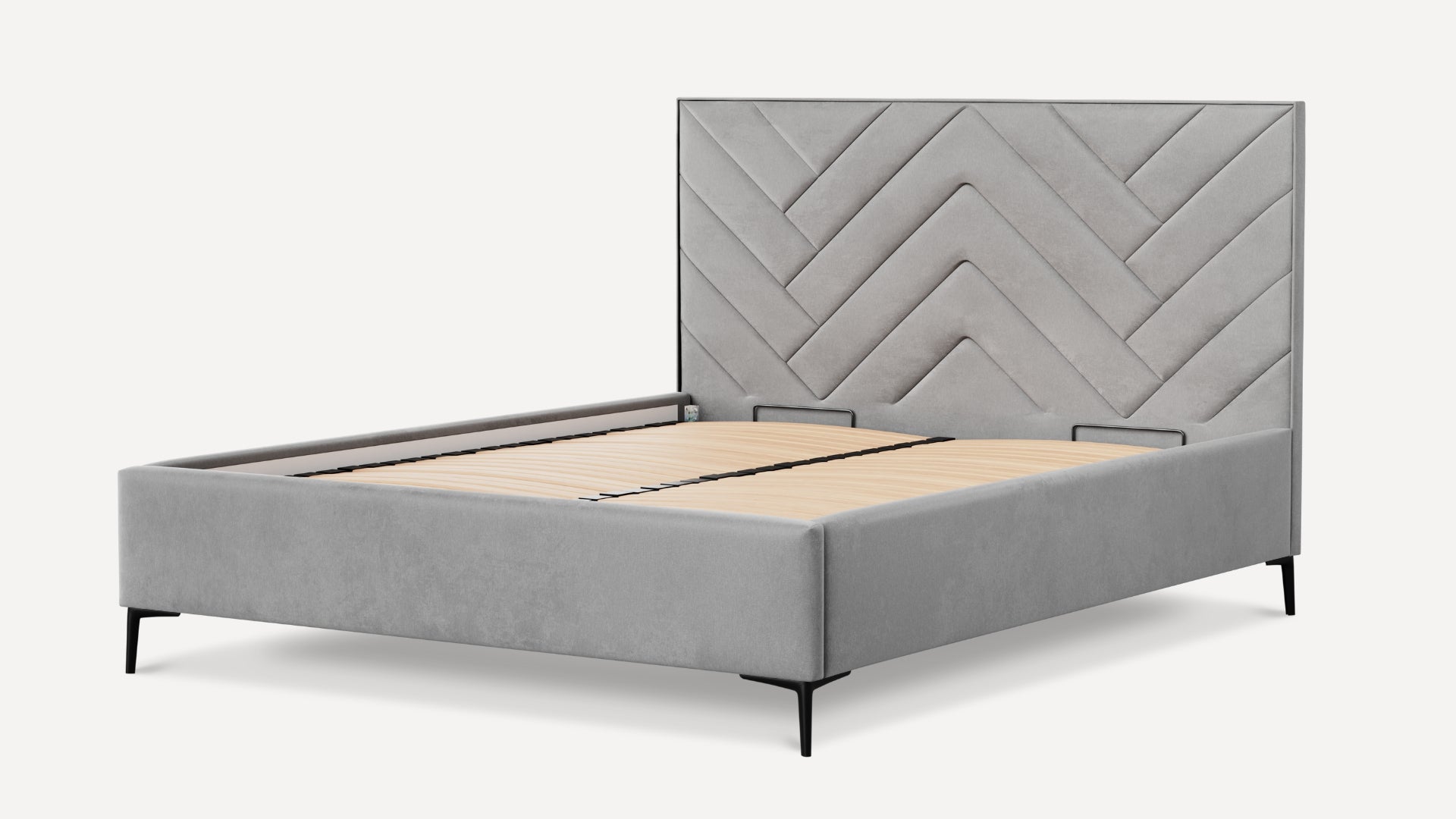 Łóżko tapicerowane Bedbenet Herringbone