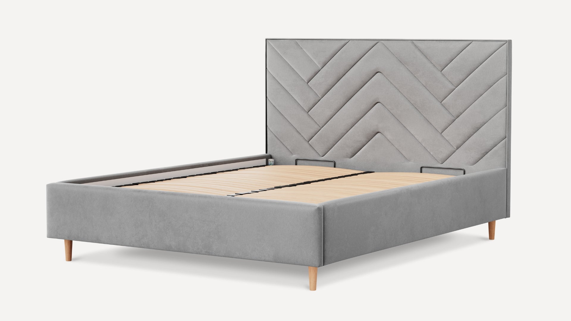 Łóżko tapicerowane Bedbenet Herringbone