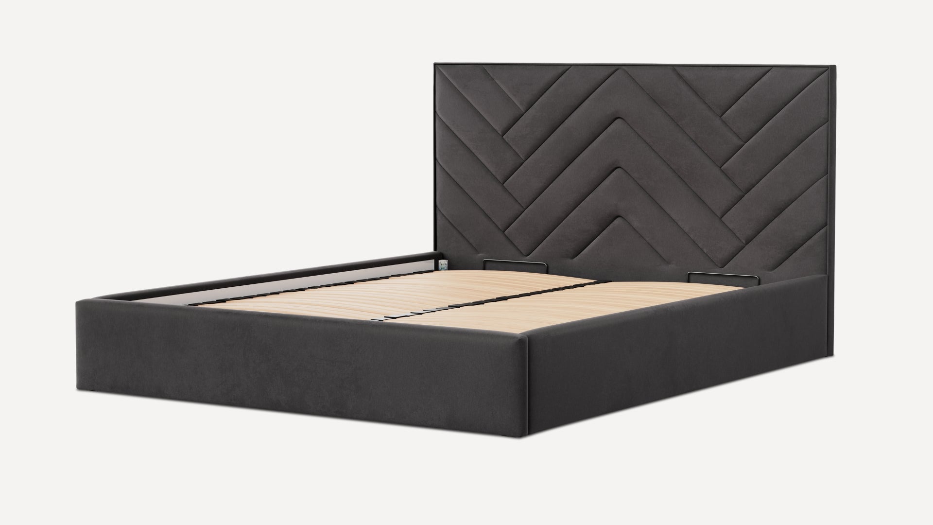 Łóżko tapicerowane Bedbenet Herringbone