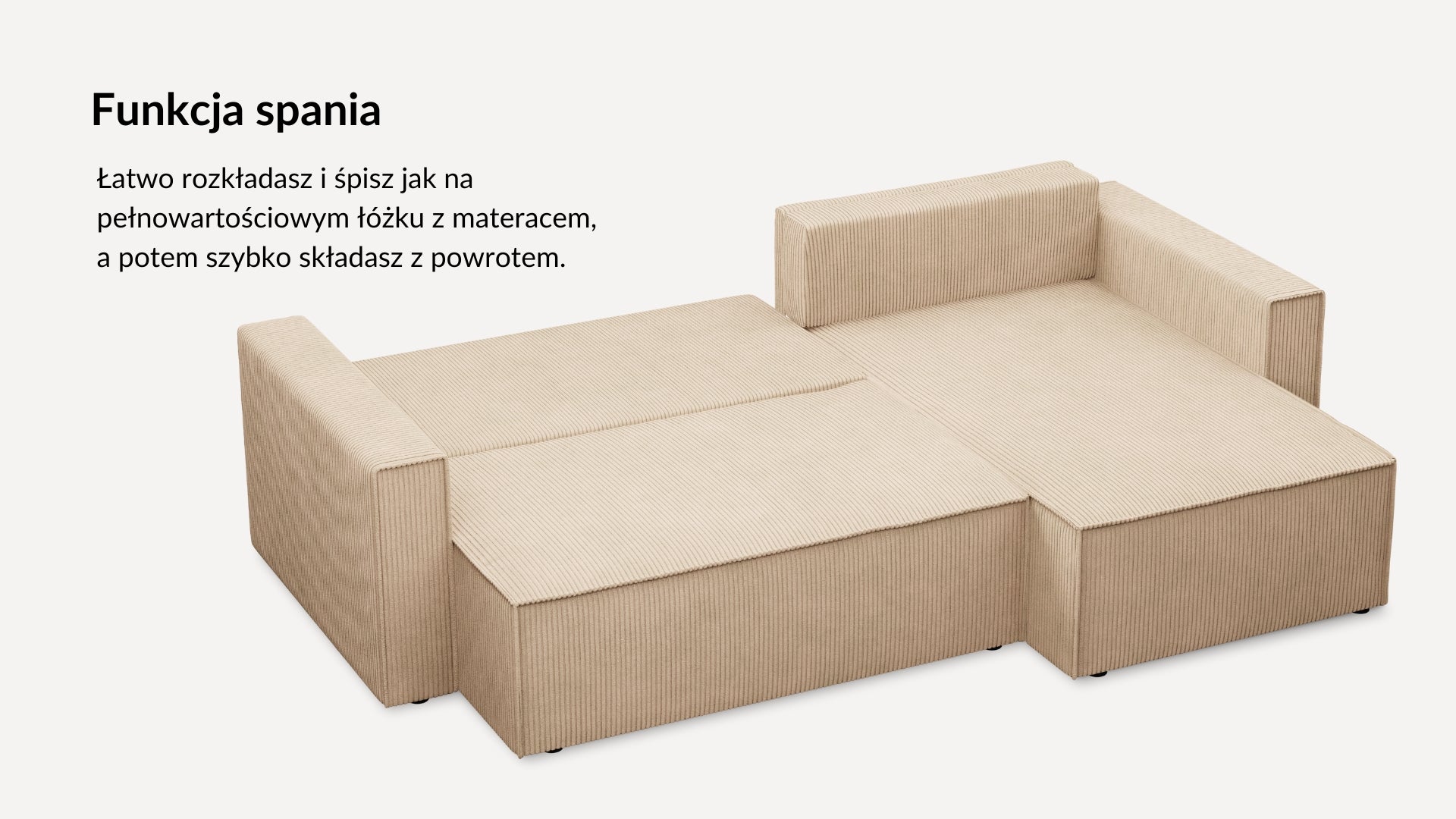 Narożnik BlockDL 130 Lewy Sztruks