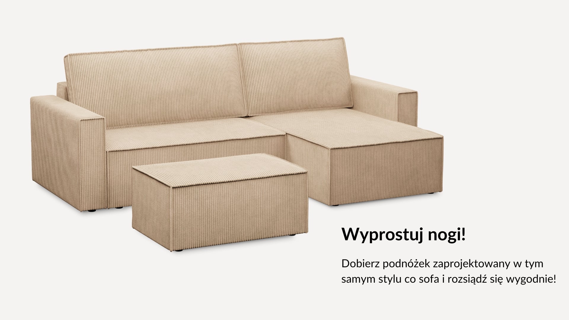 Narożnik BlockDL 130 Lewy Sztruks