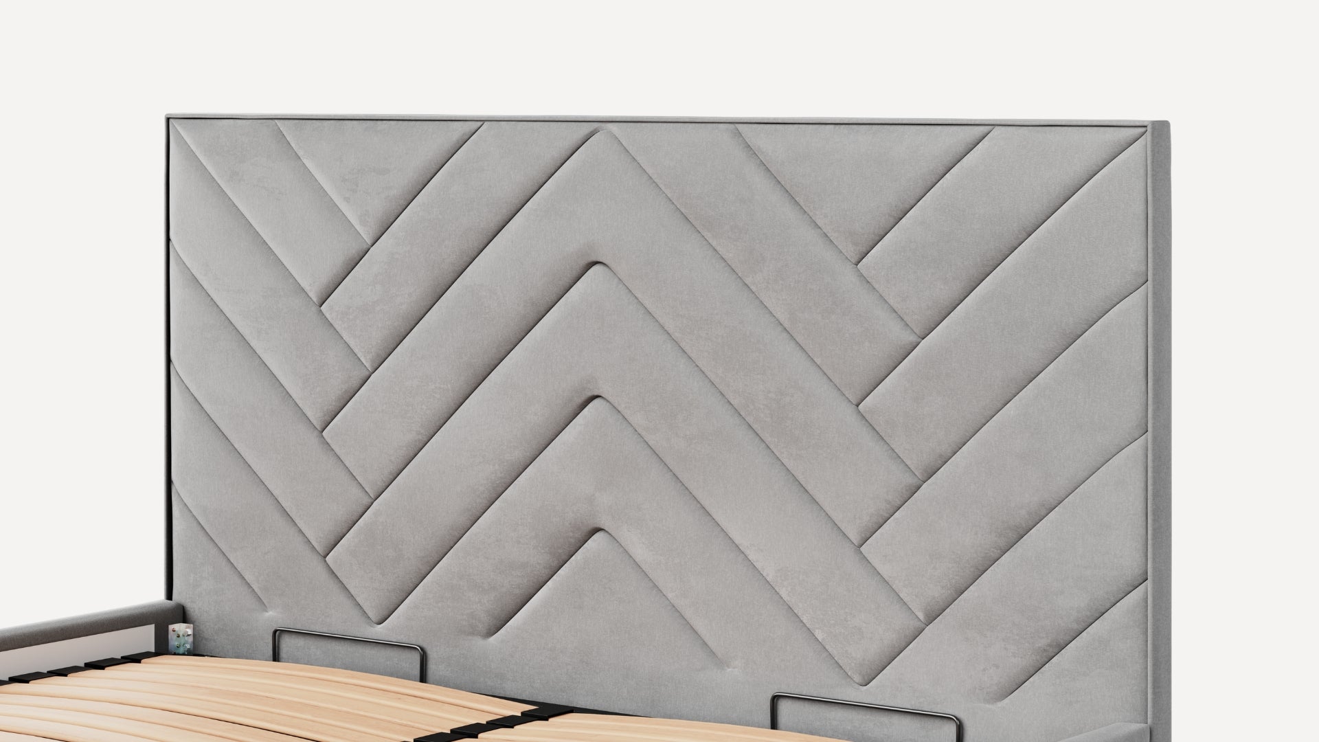 Łóżko tapicerowane Bedbenet Herringbone