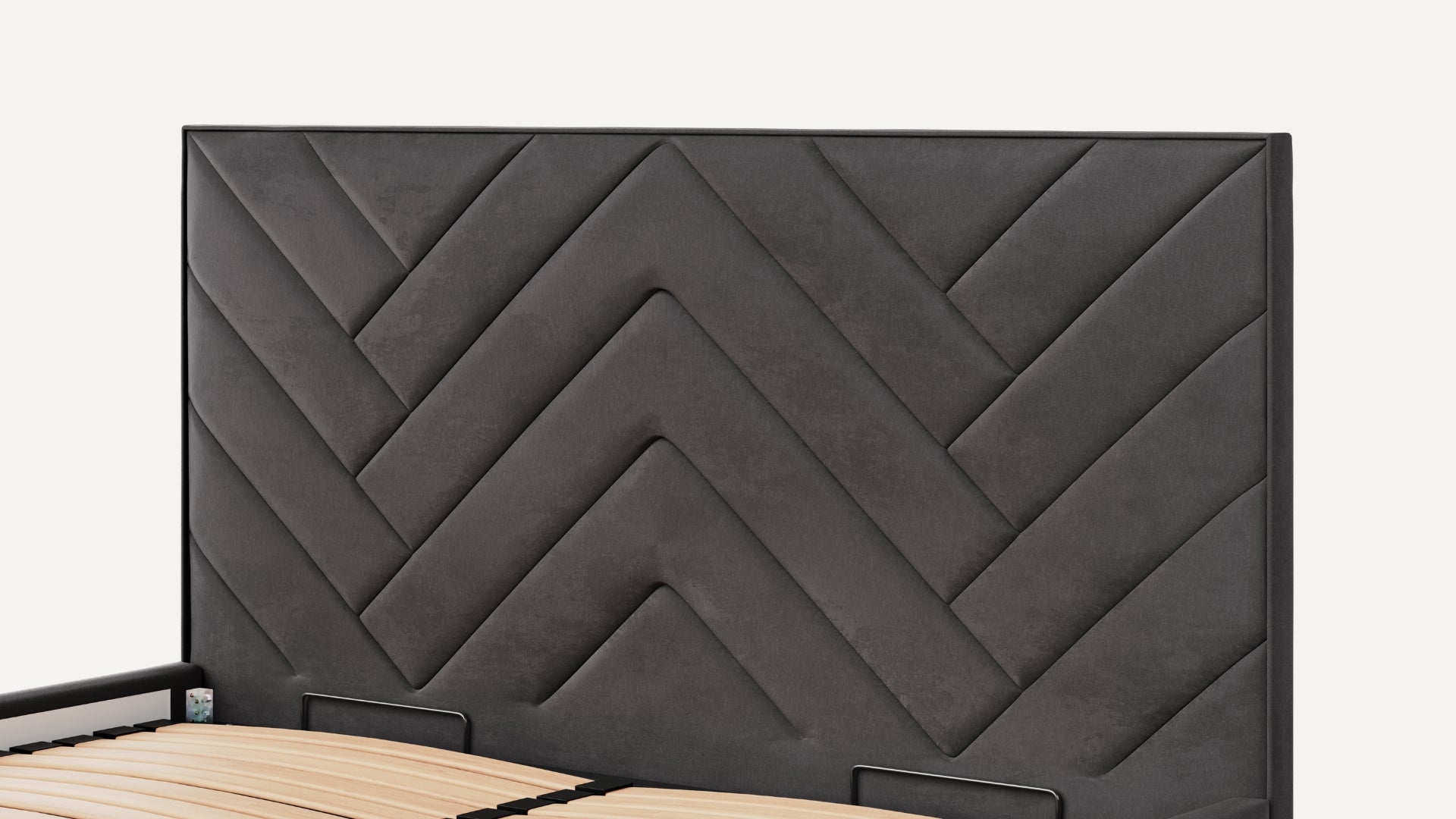 Łóżko tapicerowane Bedbenet Herringbone