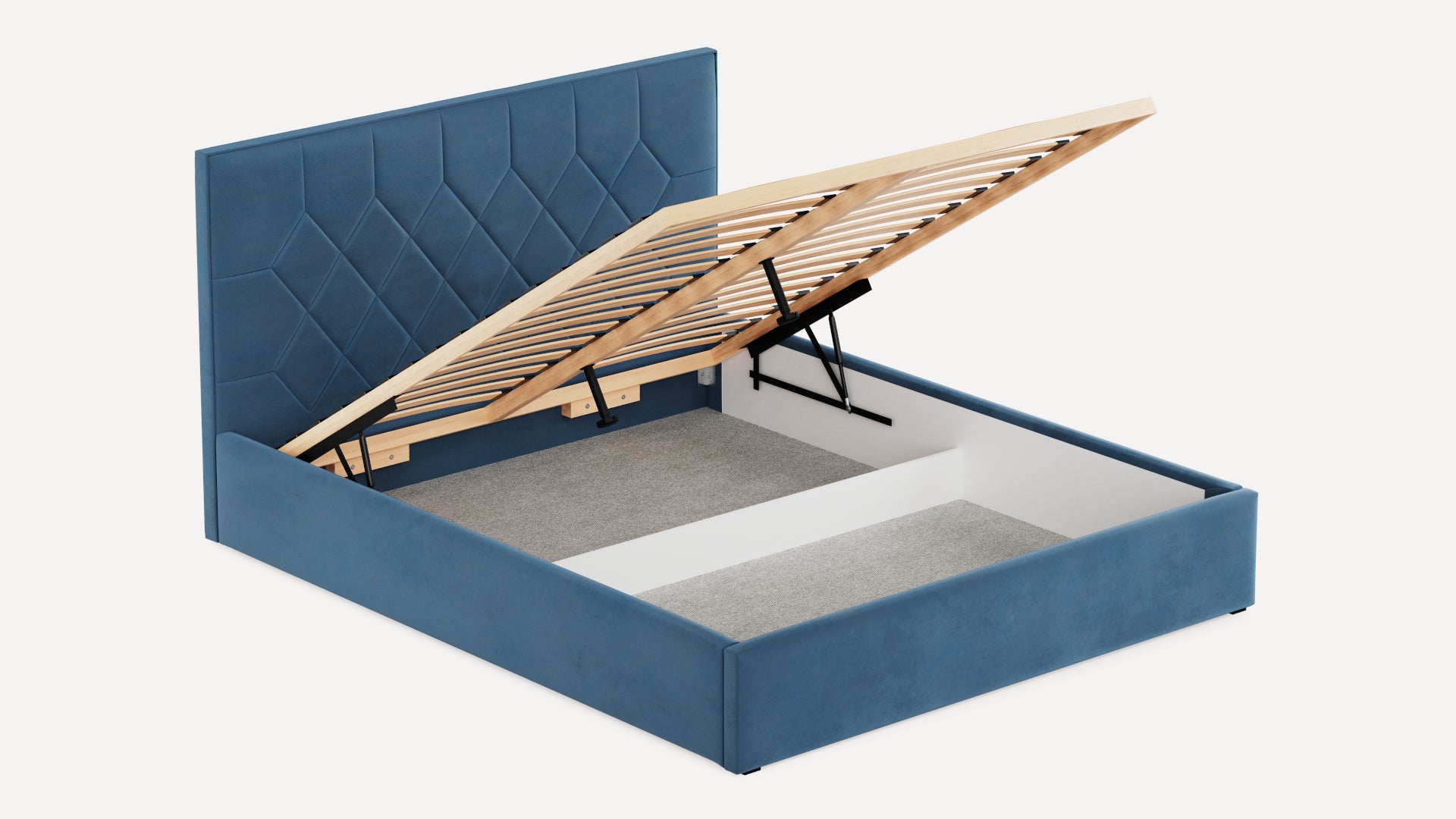 Łóżko tapicerowane Bedbenet Light Chesterfield