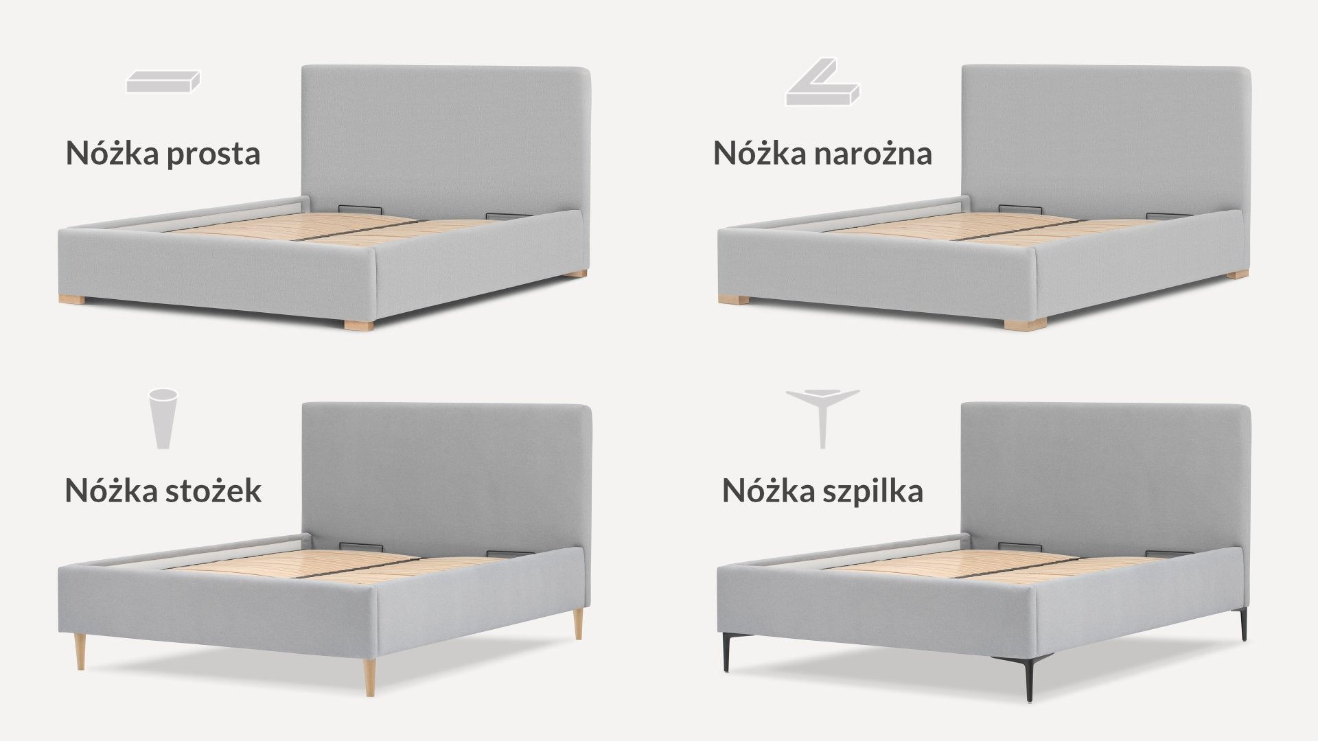 Łóżko BEDBenet Blocks - Benet