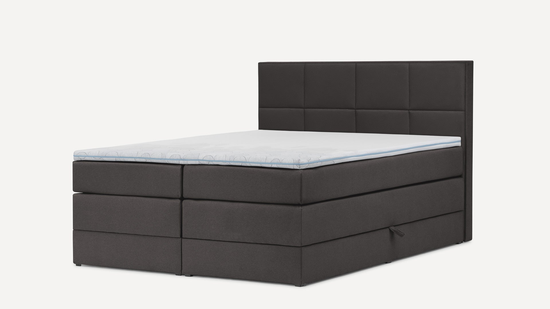 Łóżko BoxspringBenet Blocks Flauszowe
