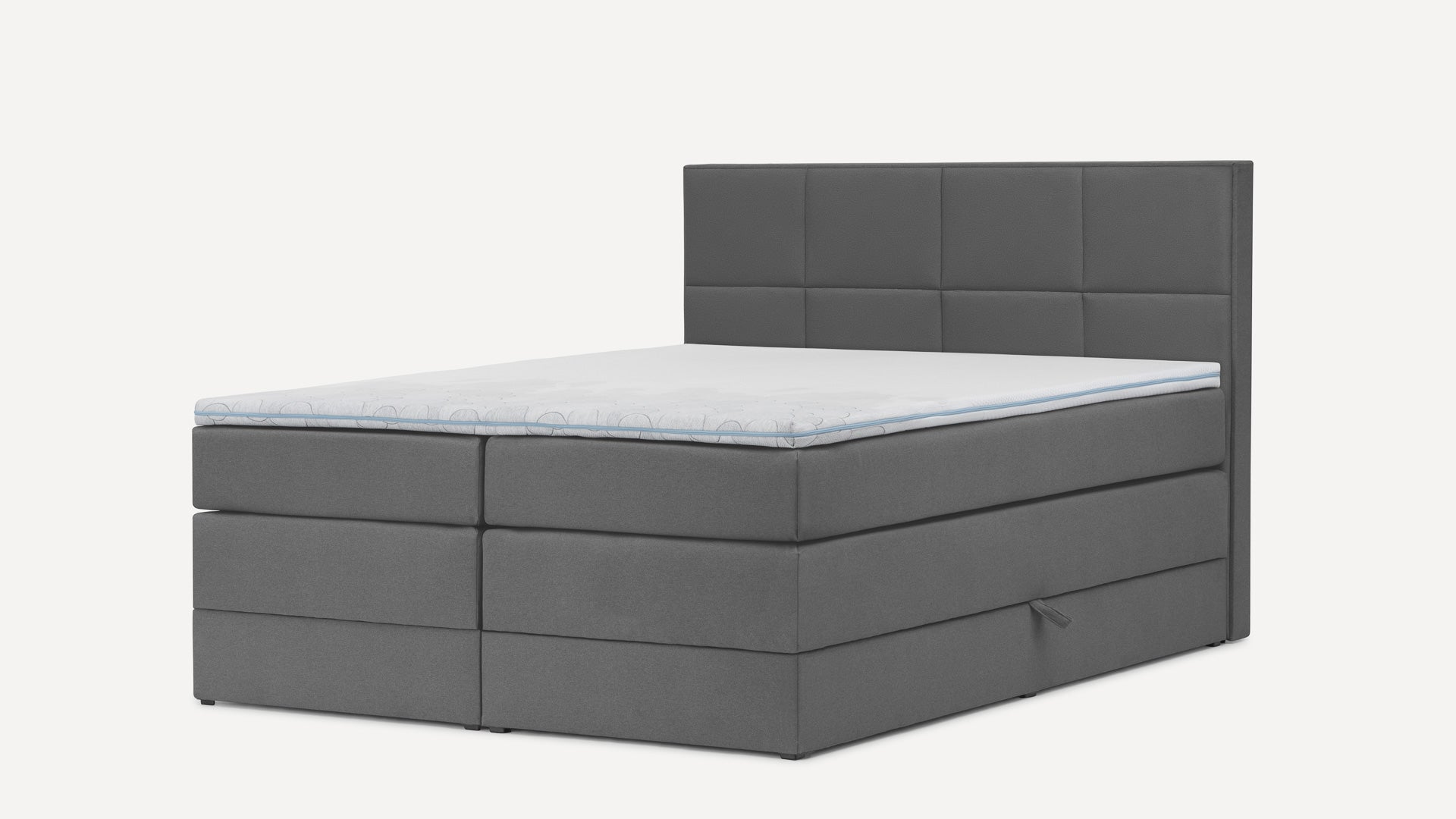 Łóżko BoxspringBenet Blocks Flauszowe