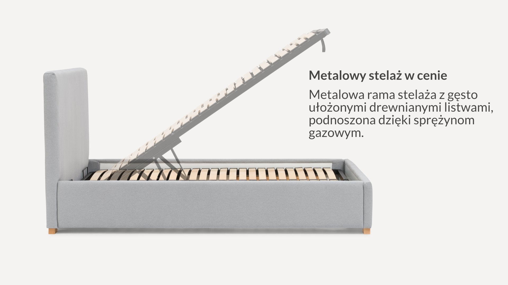 Łóżko BEDBenet Brick - Benet