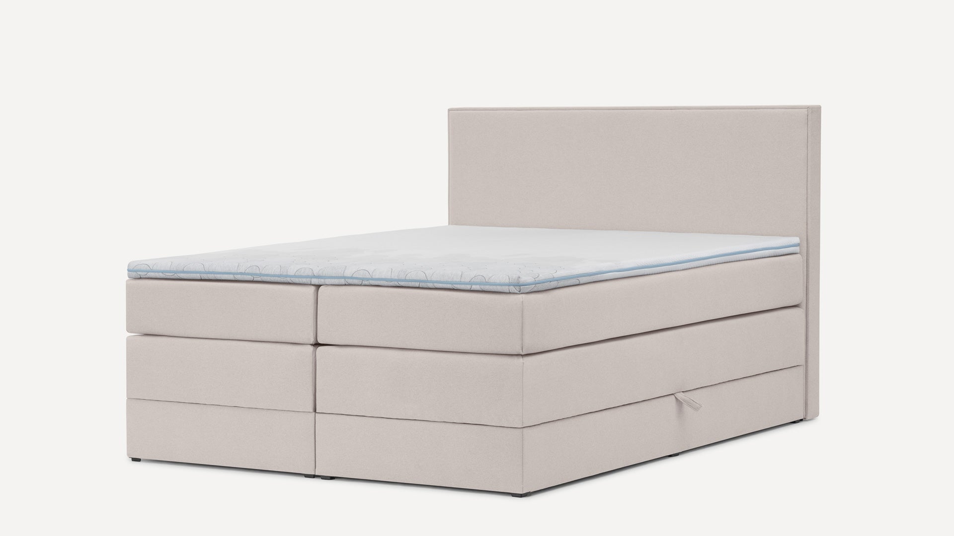 Łóżko BoxspringBenet Basic Flauszowe - Benet