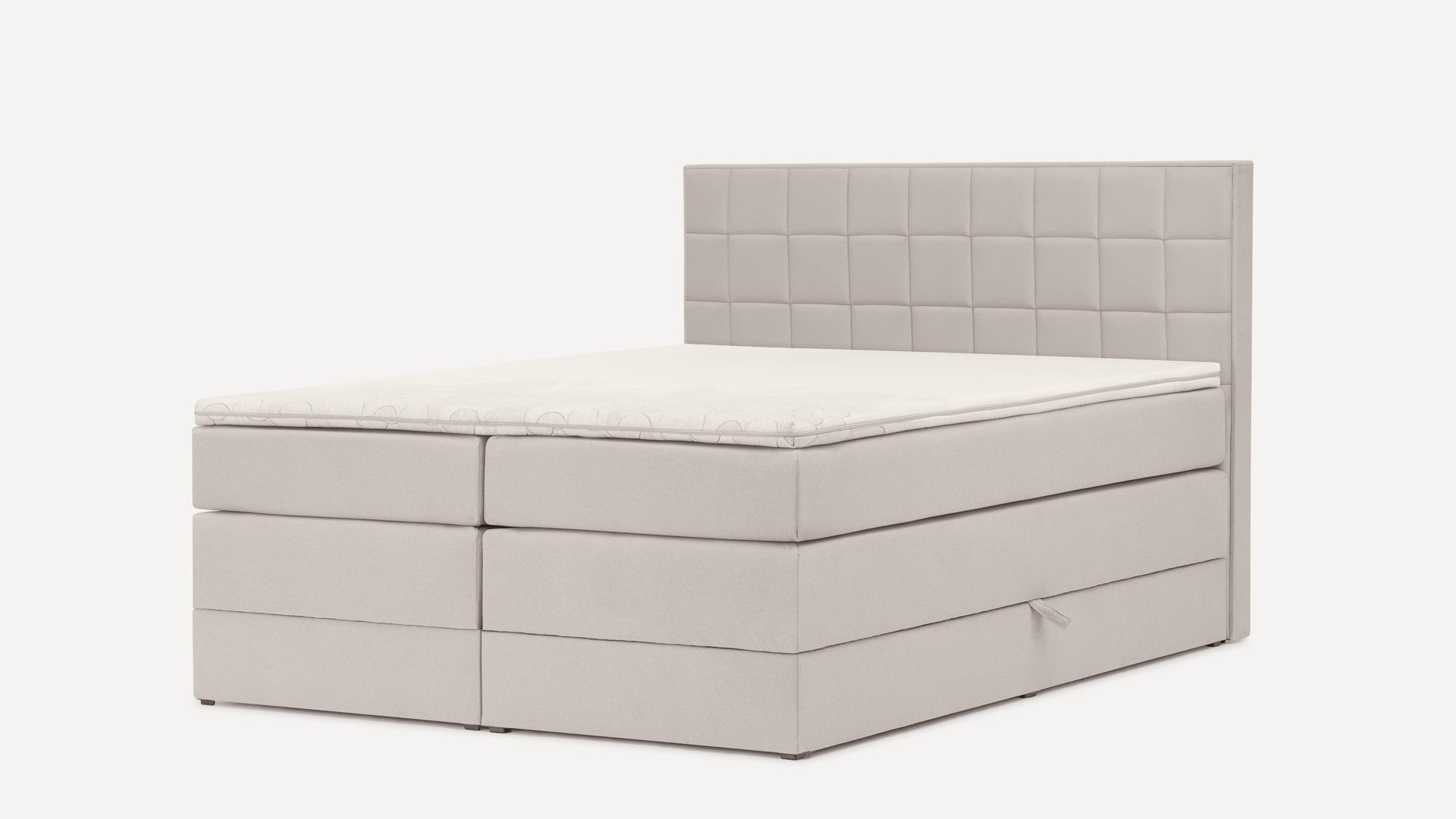 Łóżko BoxspringBenet Brick Flauszowe - Benet