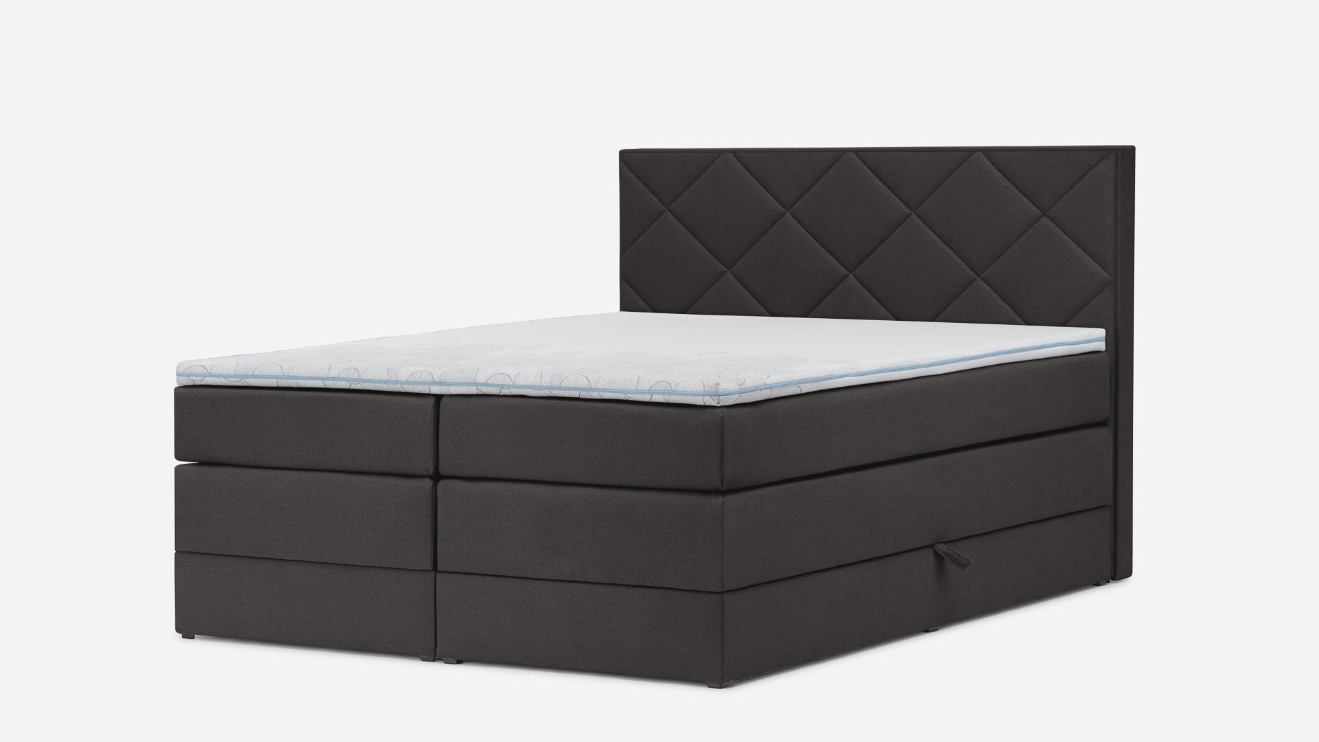 Łóżko BoxspringBenet Caro Flauszowe - Benet