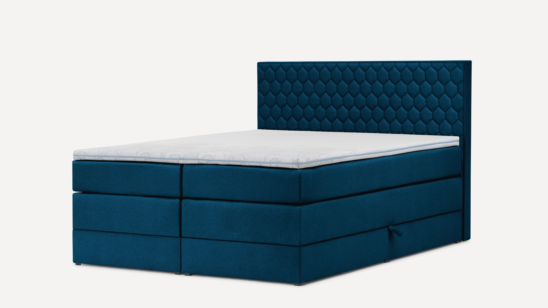 Łóżko BoxspringBenet Honeycomb Flauszowe - Benet