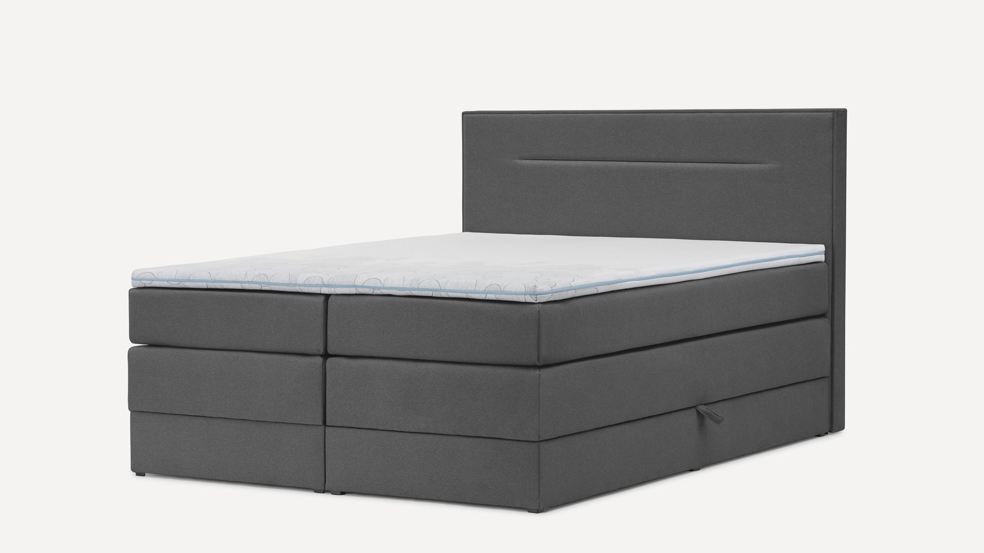 Łóżko BoxspringBenet Simple Flauszowe - Benet