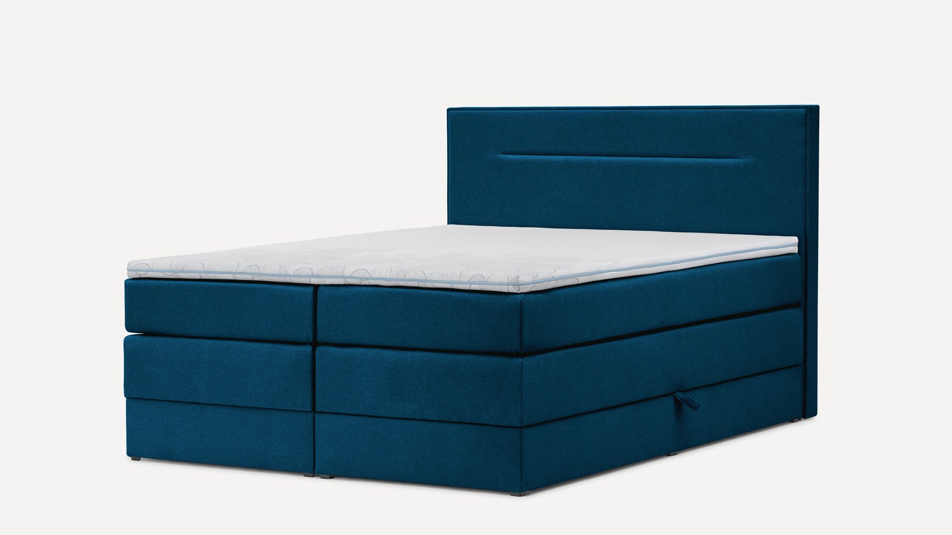 Łóżko BoxspringBenet Simple Flauszowe - Benet