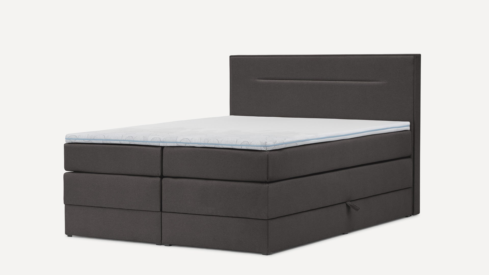 Łóżko BoxspringBenet Simple Flauszowe - Benet