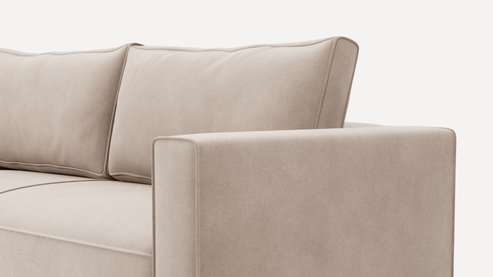 Sofa 2-osobowa Benet BlockDL Welur II - myBenet