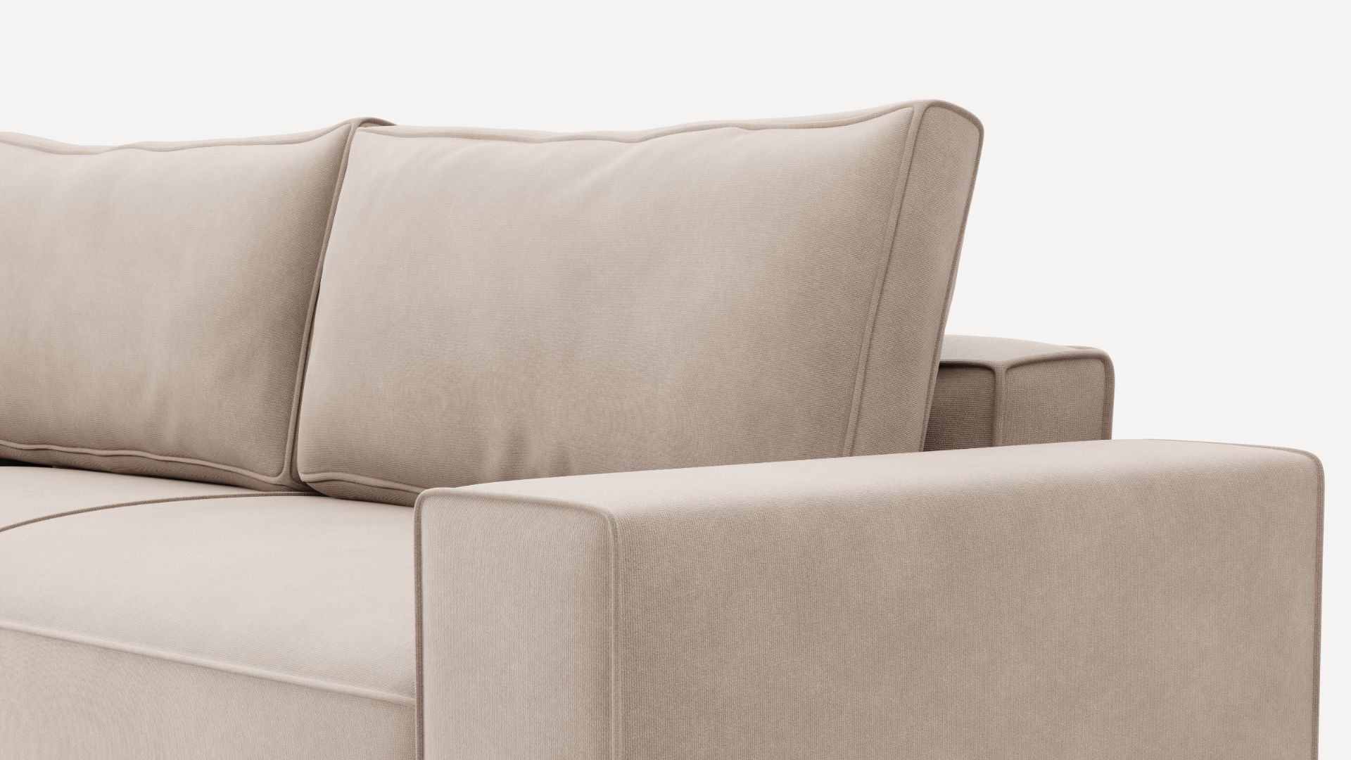 Sofa 2-osobowa Benet BlockDL Welur II - myBenet