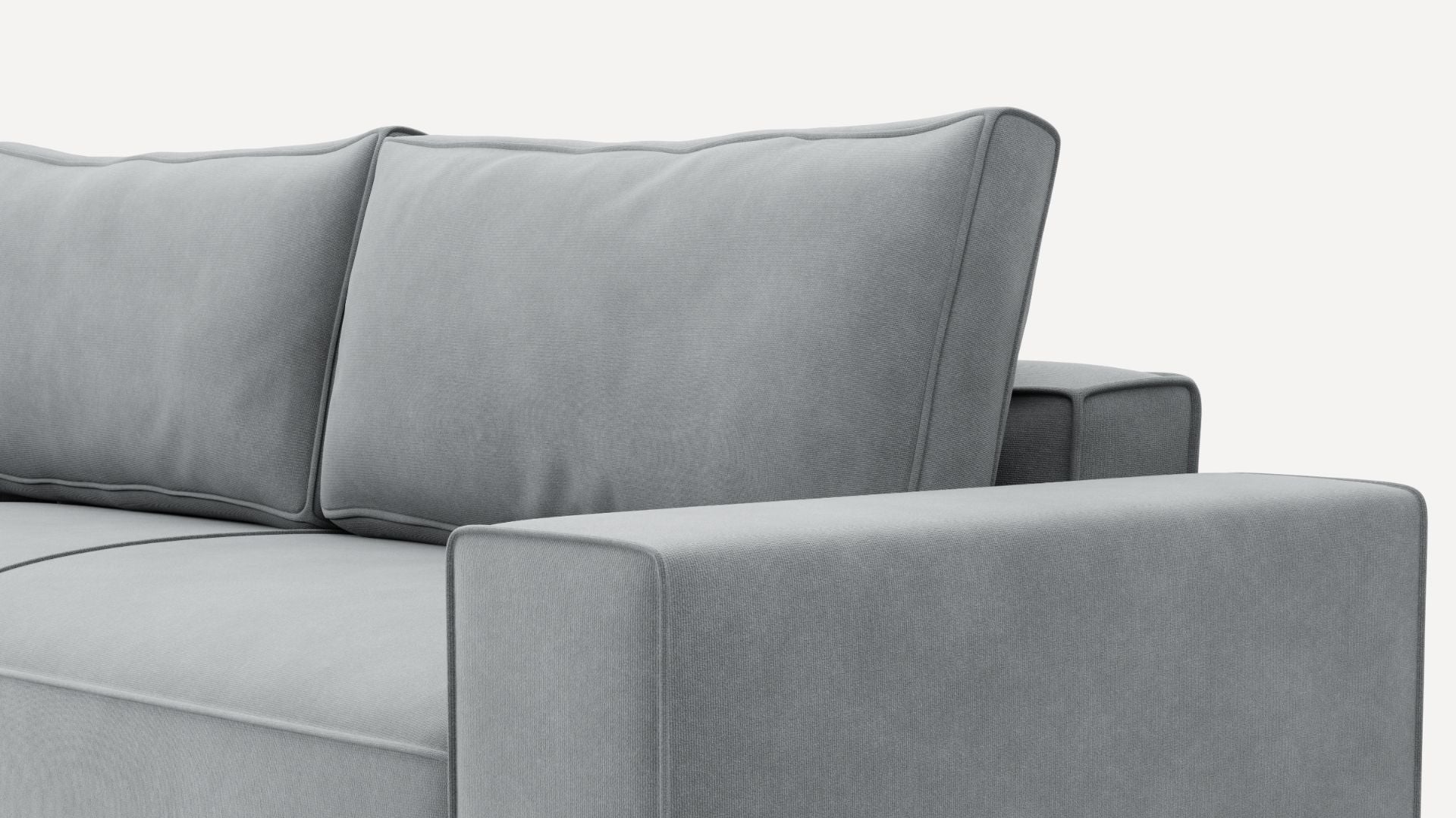 Sofa 2-osobowa Benet BlockDL Welur II - myBenet