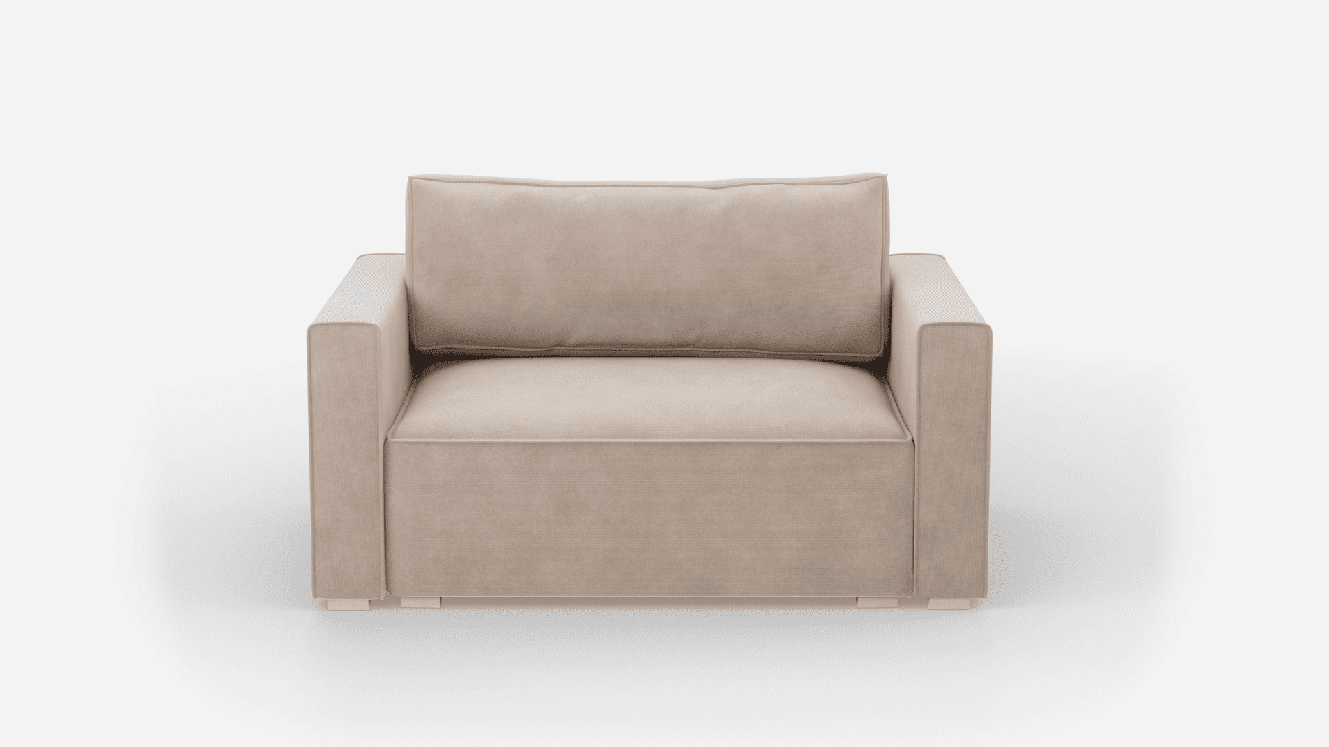 Sofa 2-osobowa Benet BlockDL Welur II - myBenet