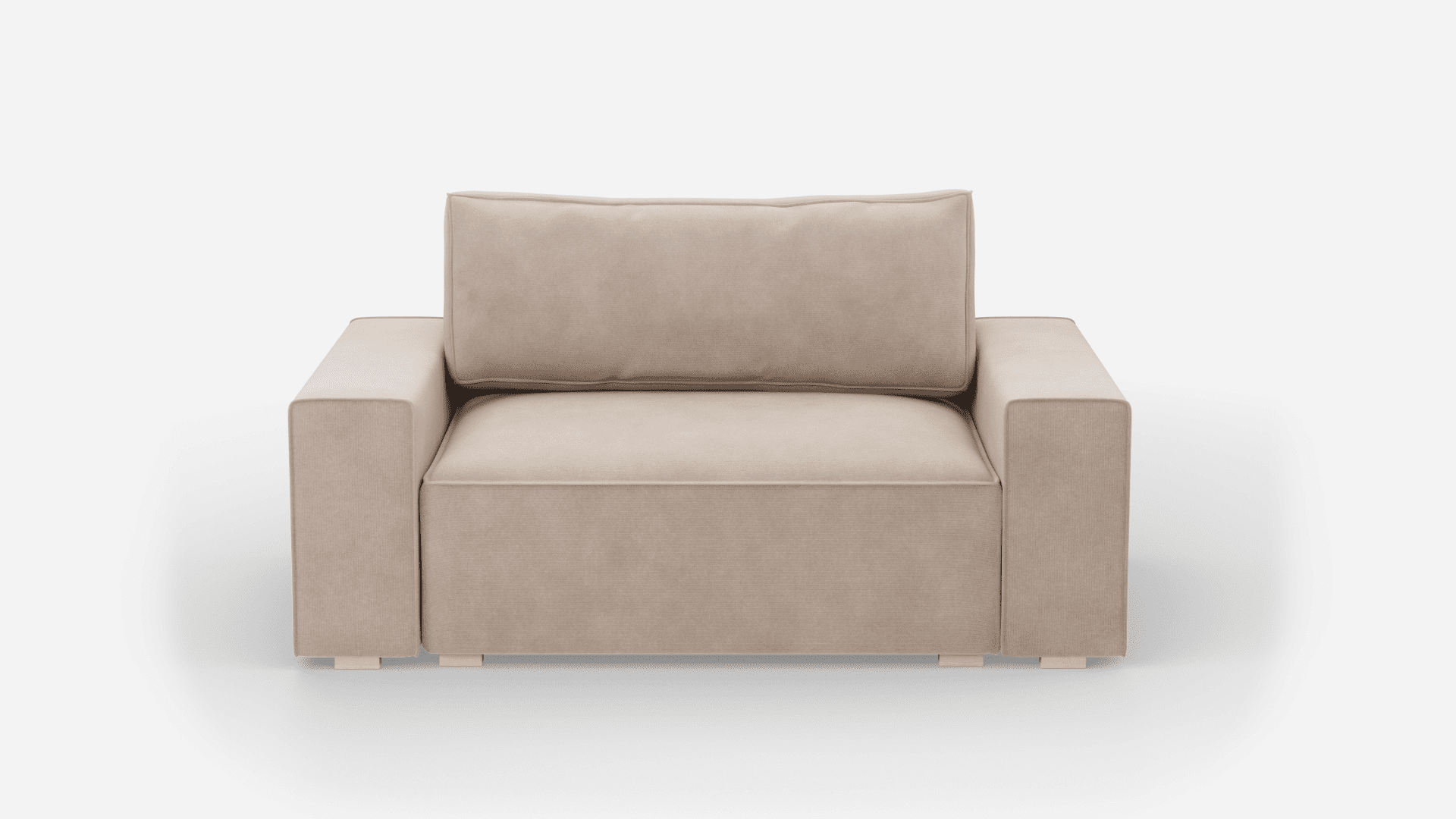 Sofa 2-osobowa Benet BlockDL Welur II - myBenet