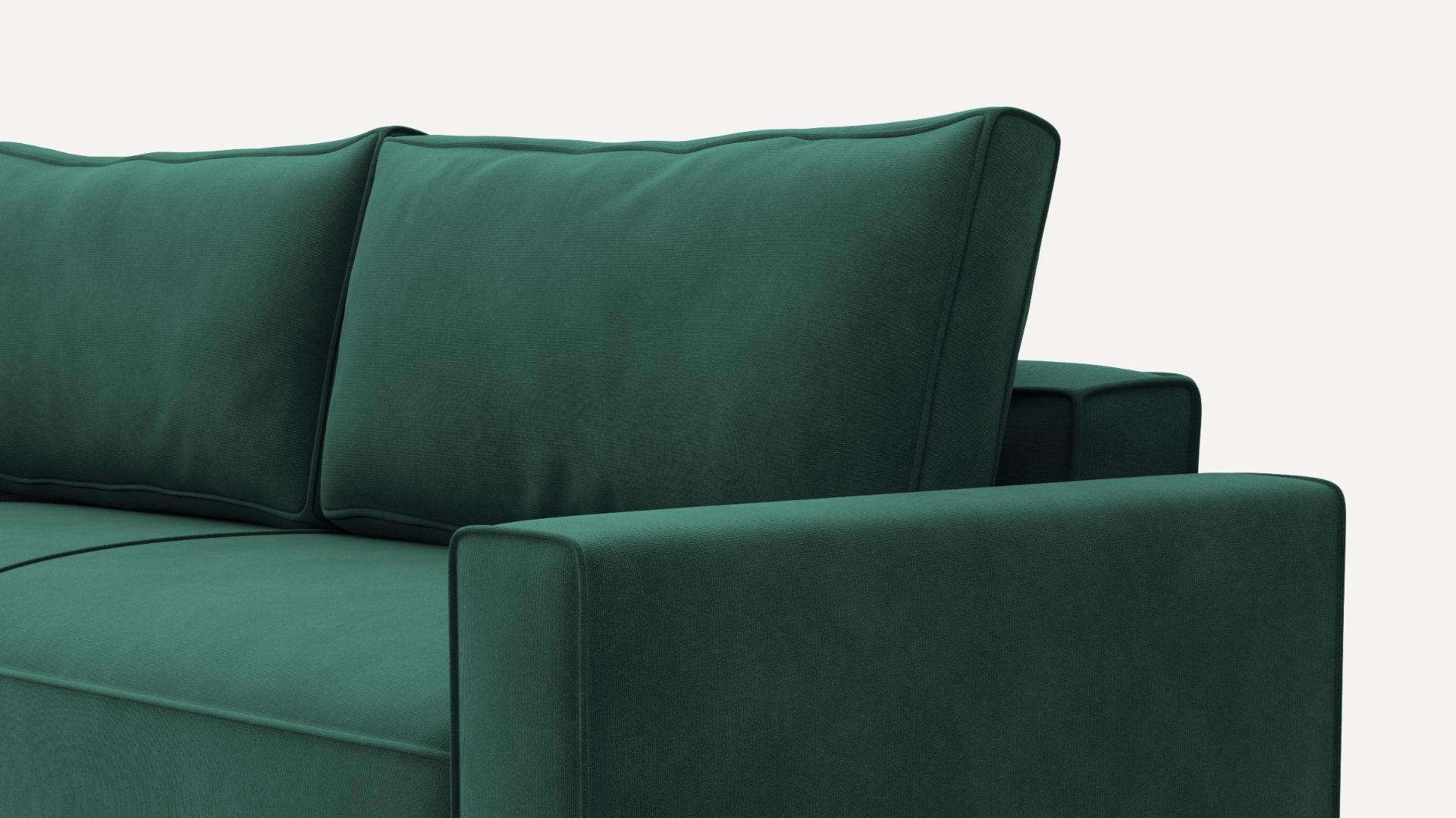 Sofa 2-osobowa Benet BlockDL Welur II - myBenet