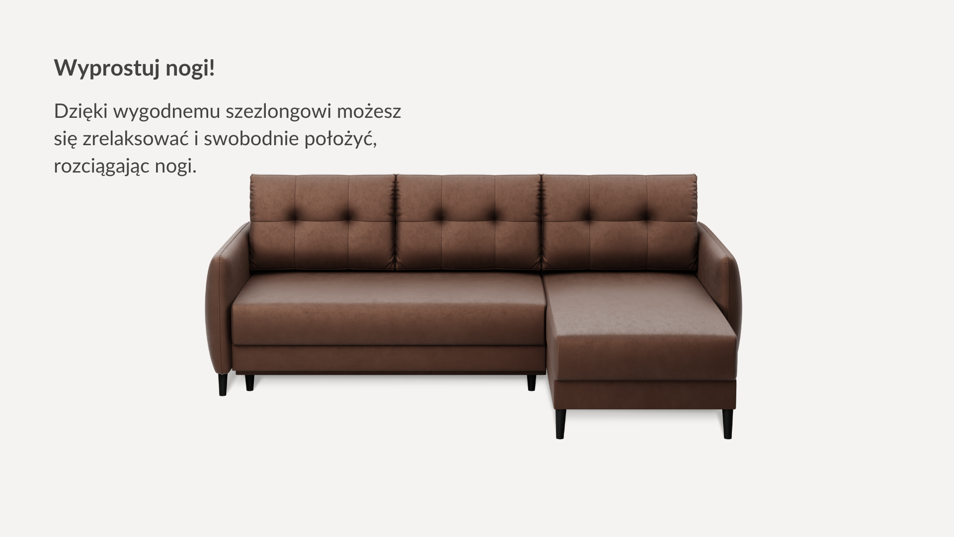 Narożnik DL 130 Lewy Skóra