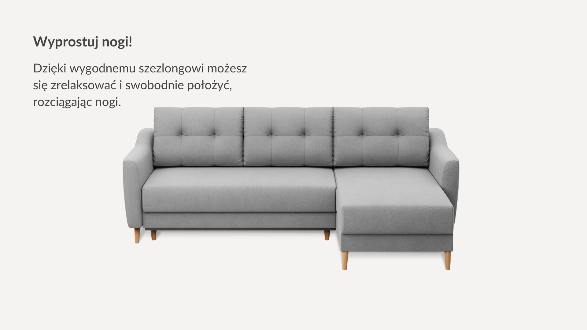 Narożnik DL 130 Prawy Flausz
