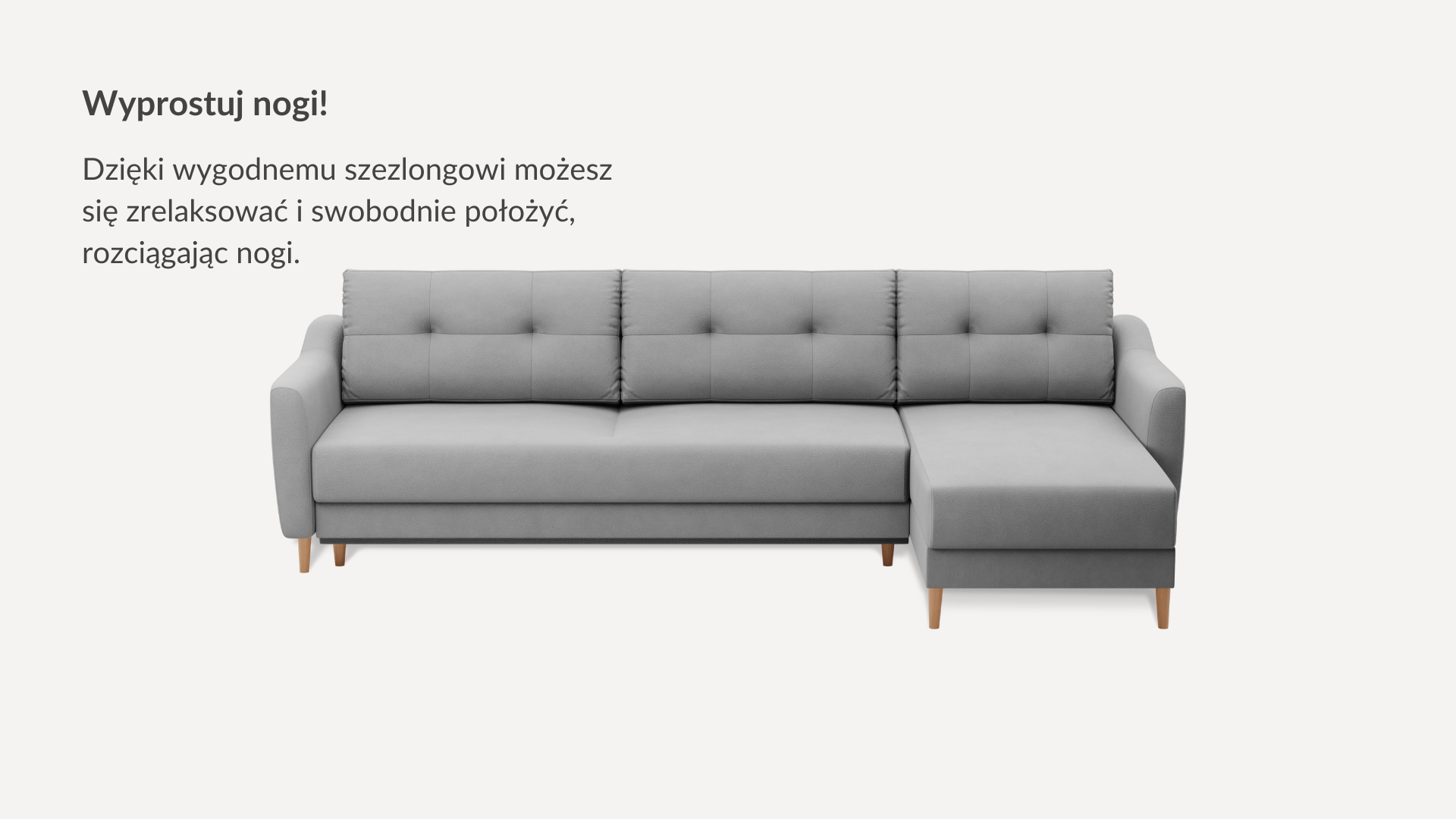 Narożnik DL 190 Lewy Flausz