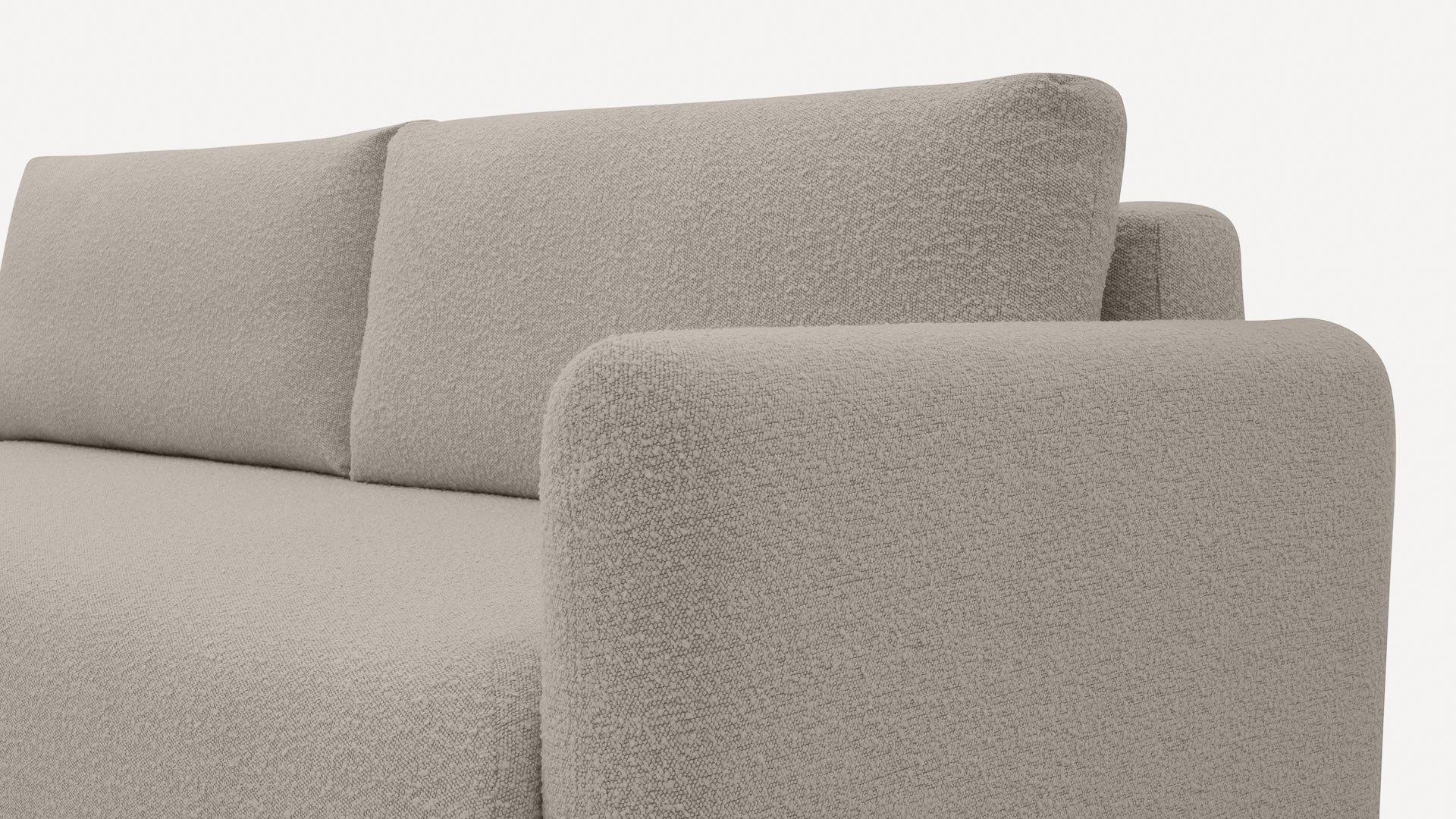 Sofa 3-osobowa Benet BlockDL Slim Boucle