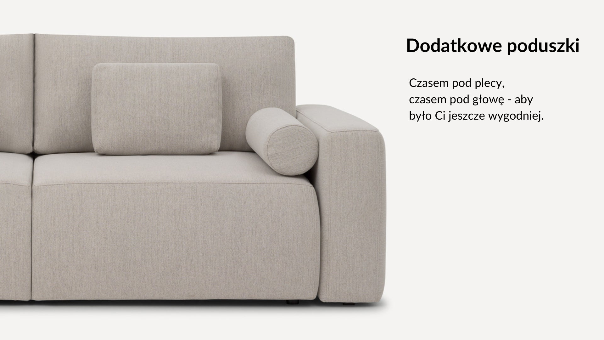 Sofa 3-osobowa BlockDL II Rounded Seattle