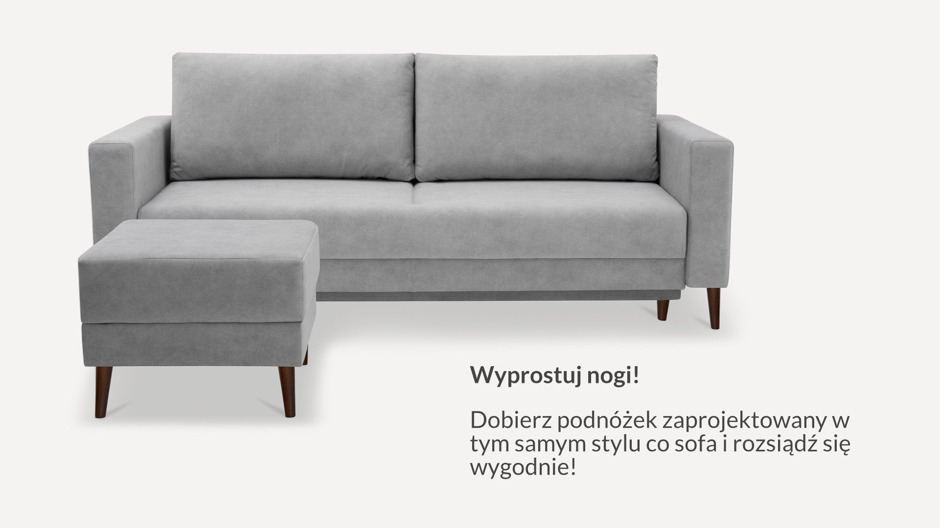 Sofa Benet noDL welurowa - Benet